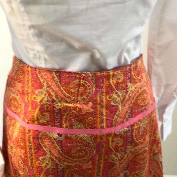 A.M.I. Paisly Skirt Size 10 - Picture 4 of 5